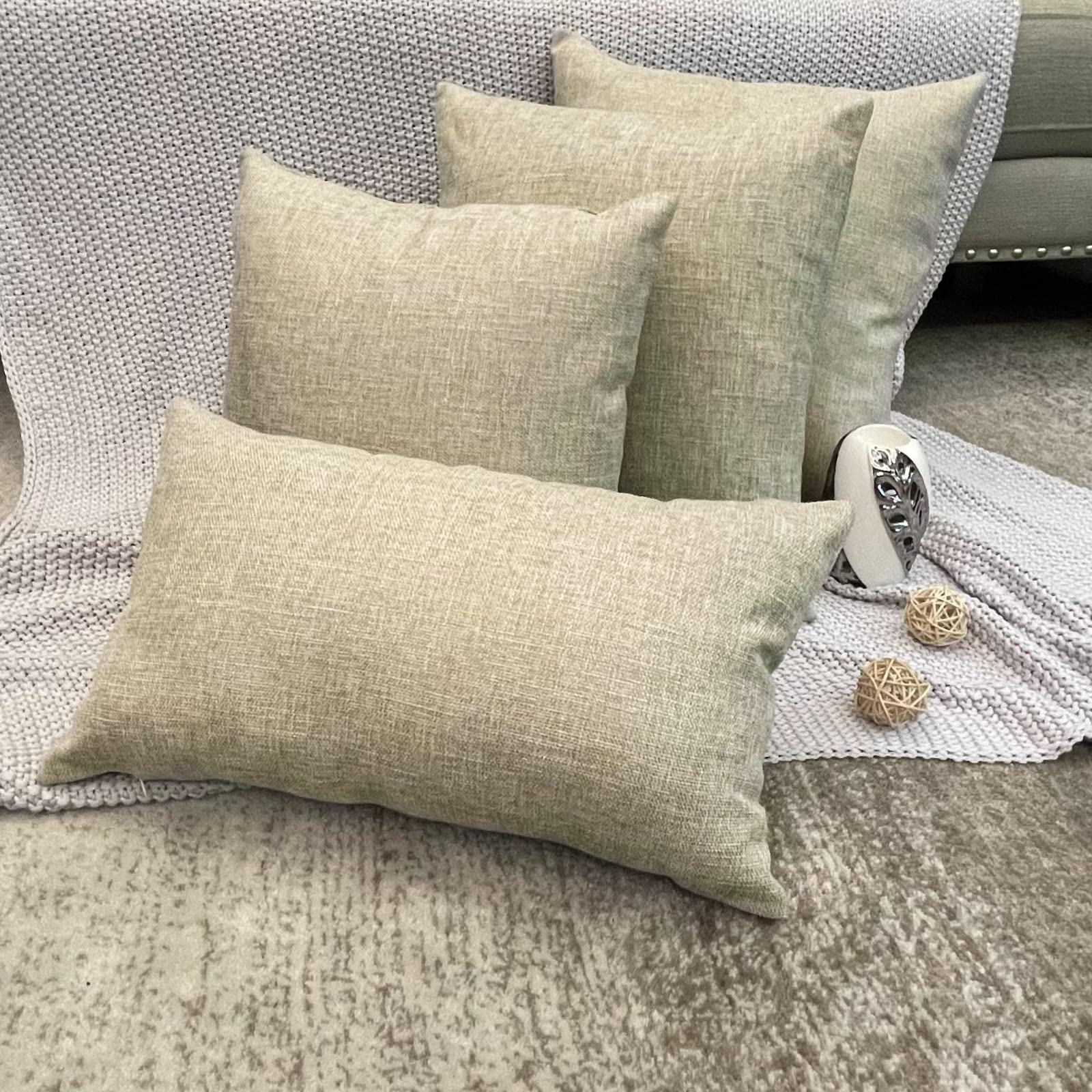 Allbright オーブライド クッションカバー くっしょん ベルベット 無地